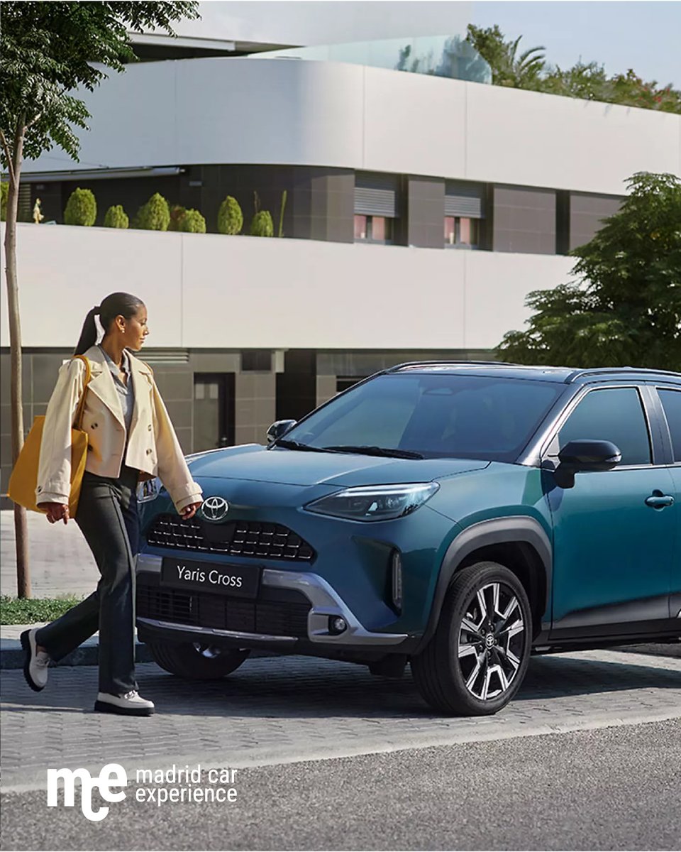 MadridCarExp's tweet photo. ¿SUV compacto o eficiencia híbrida? ¿Por qué elegir? 🤔

El @Toyota_Esp Yaris Cross lo tiene todo:
⚡️ Nuevo motor Hybrid 130.
🍃 Etiqueta ECO para Madrid.
📸 Diseño que roba miradas.
🛞 Tracción AWD-i disponible. https://t.co/6qS8SMzTLe
