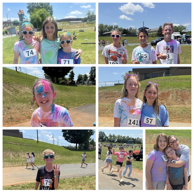 northmiddlestar's tweet photo. 🎨🏃‍♀️☀️ Another unforgettable day in #NorthNation at our annual Beta Club Color Run! Students had a blast racing through clouds of color, enjoying 🍦 ice cream, 🍧 snowcones, and getting just the right amount of messy! 😆💙❤️ #StarFamily #BetaClubFun https://t.co/y9bsdybpg7