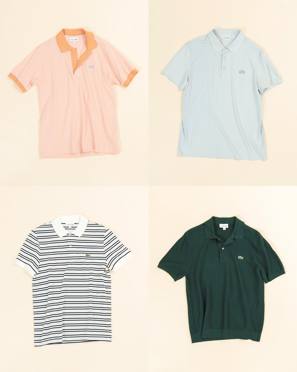 最旬ポロシャツセレクション? LACOSTE POLO SHIRT COLLECTION 