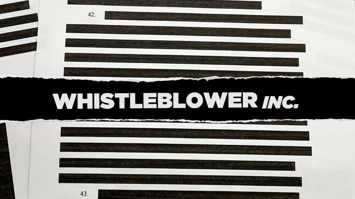 Whistleblower INC tweet media