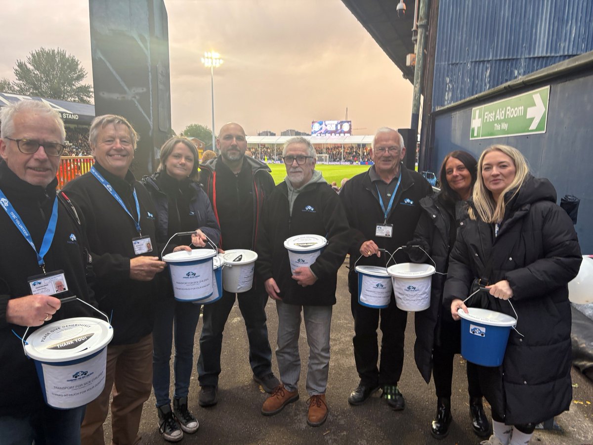 TransportFSC's tweet photo. @StockportCounty A great night for @StockportCounty and for us! Such generous supporters, still counting but definitely hundreds of pounds raised for @TransportFSC https://t.co/97S8HdmtWm