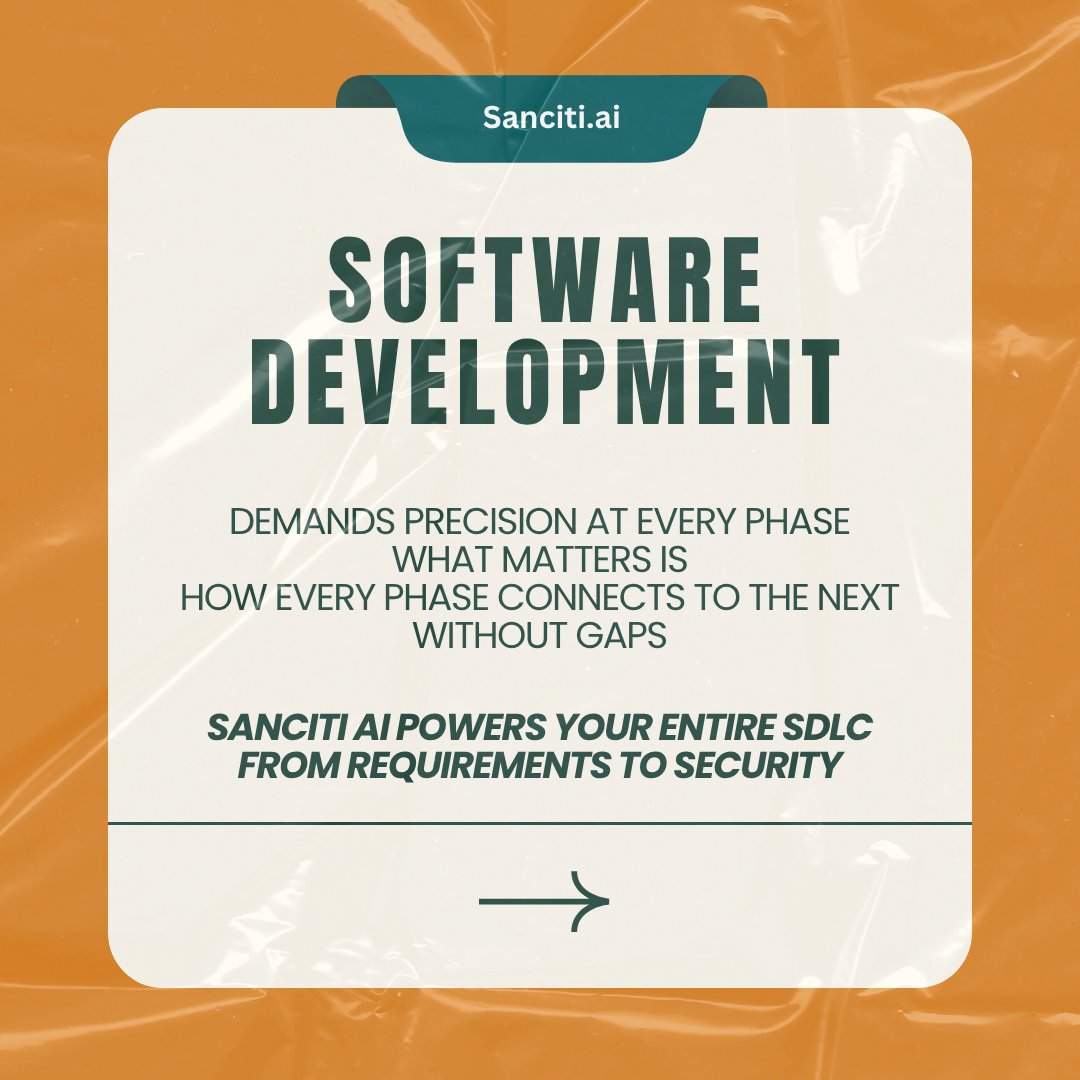v2soft's tweet photo. Sanciti AI delivers it across all of them. One connected platform covering requirements, legacy modernization
https://t.co/3ipBMmb7KU

#AISDLCPlatform #AgenticAI #EnterpriseAI #AIforSoftwareEngineering #RGEN #LegMOD #TestAI #CVAM #SancitiAI https://t.co/lBbMrj5cNS