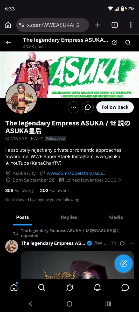 A for admirer tweet media