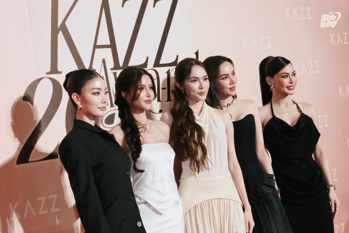 StarTodayEnt's tweet photo. “ชาล็อต - มีนา - อุ้ม - กชเบล - มิเชล” เดินพรมแดงในงานประกาศรางวัล “KAZZ AWARDS 2026”

CHARLOTTE AT KAZZ 20TH
#แคสอวอร์ด2026Xอิงล็อต
#ชาล็อตออสติน 

MEENBABE KAZZ AWARDS2026
#KAZZAWARDS2026 #มีนเบ้บ

GOTCHABELL X KAZZ26
#gotchabell

MICHELLE KAZZ AWARDS2026
#michellebehrmann https://t.co/fV03PmtHQh