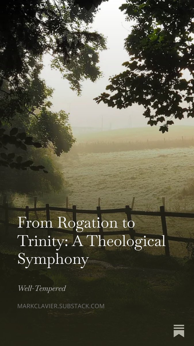 MFMClavier's tweet photo. In this week's Well-Tempered on reflect on why the period from Rogation Sunday to Trinity Sunday is among my favourites in the liturgical year.
@jeff_bilbro @MadsDavies @simonsarmiento @ChurchinWales 

Link in comments. https://t.co/3NPbJbqFgF