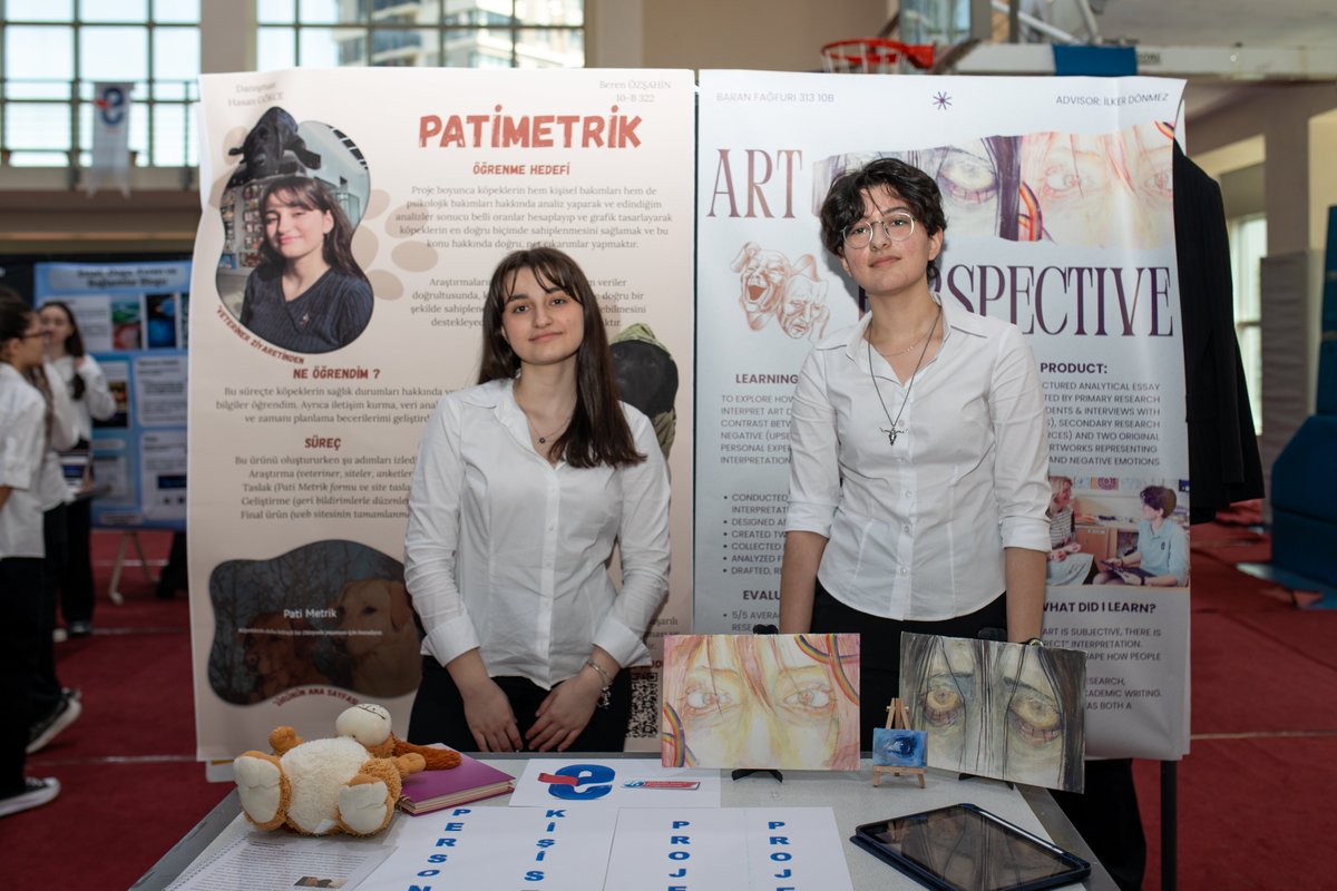 EyubogluEgitim's tweet photo. Our Grade 10 IB MYP students successfully completed their Personal Project journeys and shared their projects, developed around their individual interests, with the school community.
Throughout the exhibition, our students had the opportunity to present their work and share their experiences with parents, teachers, advisors, and Preparatory and Grade 9 students.
We are proud of the projects reflecting their research, creativity, and self-management skills, and we congratulate our students and advisor teachers on their meaningful work!

#EducationEyüboğlu #EyüboğluYouth