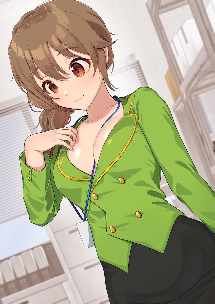 千川ちひろ 「オープンなちひろさん」|kamilleのイラスト