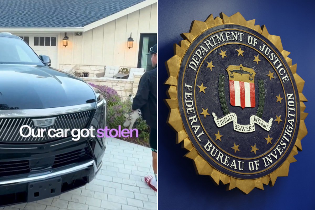 MirrorF1's tweet photo. F1 driver's car stolen and then dumped – as the FBI gets involved over what was left inside 👮😲 https://t.co/XRVM5oJe4S https://t.co/FDAukKxw6d