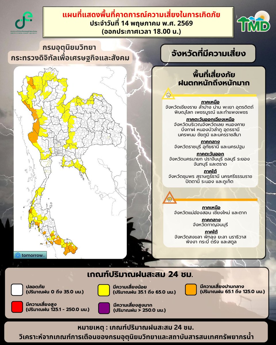 กรมอุตุนิยมวิทยา tweet media