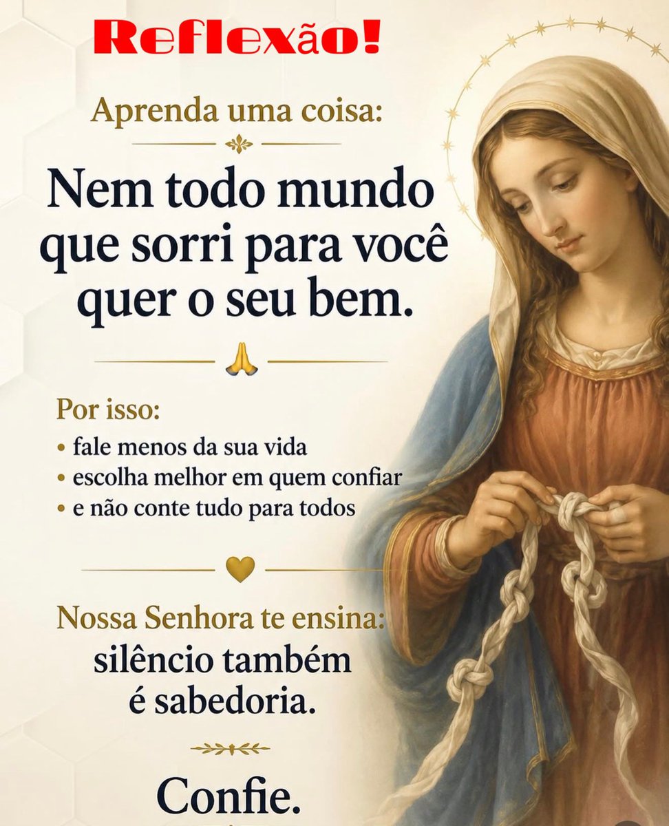 pemarcelorossi's tweet photo. Amados 
Semana 🙌🙌🙌Libertação da TRISTEZA 🙌🙌🙌
“Não deixe que a tristeza tome conta de você; não permita que as suas preocupações o deixem aflito. Um coração contente é a vida da pessoa; a alegria faz aumentar os anos de vida. Divirta-se e anime-se. Afaste a tristeza para longe, pois ela tem matado muita gente. A tristeza não traz nenhum proveito para ninguém.”
Eclesiástico 30,21-23 NTLH CE
Quinta-feira ao vivo, às 8 horas da
manhã, pela RÁDIO no programa
MOMENTO DE FÉ!!!
Ou pelo SPOTIFY (Gravado)
A ORAÇÃO 🙏 TEM PODER !!!
Eu sou vitorioso pelo SANGUE O DE
JESUS
MOMENTO DE FÉ! #jesus #oração
Compartilhemos juntos com #amigos e #familia 🤗🙏❤️‍🩹❤️‍🔥
A Alegria do Senhor é nossa força #💪 🙌🙏
Não pare de ORAR 🙏🙏🙏
Ok ✅?!?