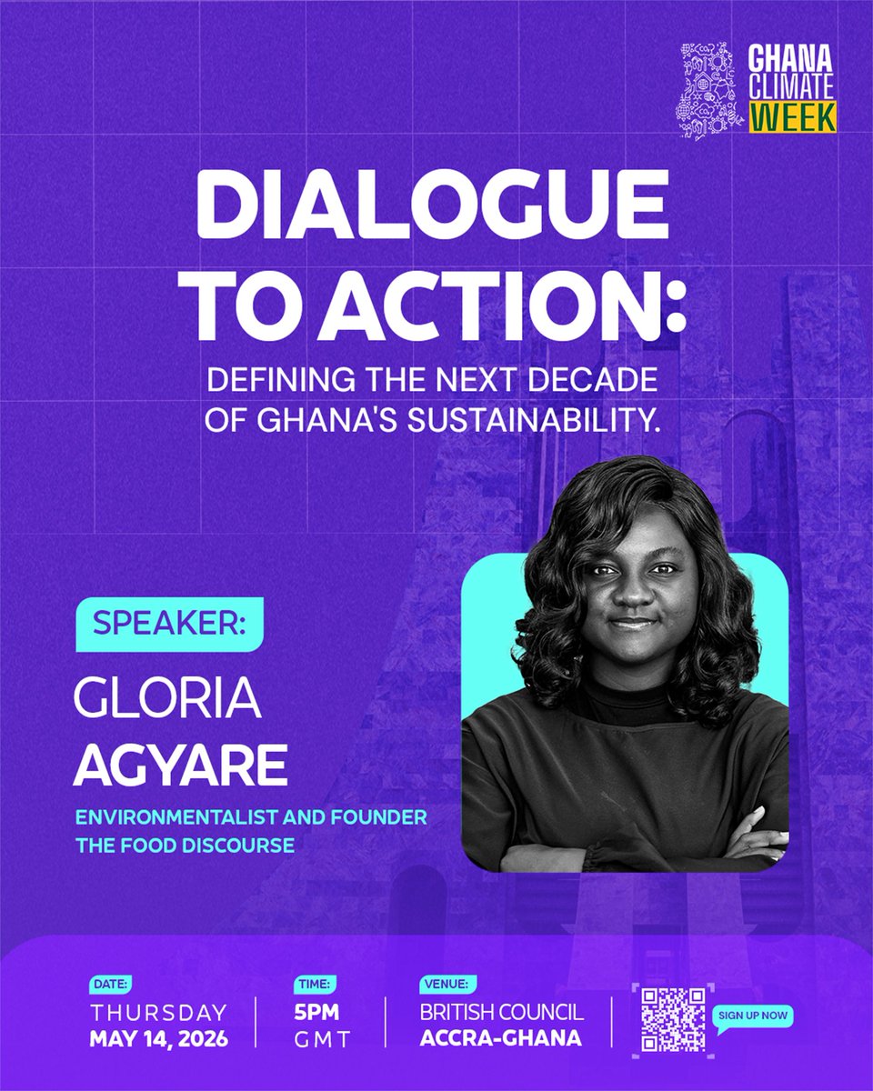 tribaverse's tweet photo. Get ready to meet the visionary energy behind the "African Frontier!" 🚀🇬🇭

We are thrilled to announce that Gloria Agyare, the brilliant mind behind The Food Discourse, will be taking the stage tomorrow at the British Council! 🎤✨ https://t.co/vGJDZvdeUH