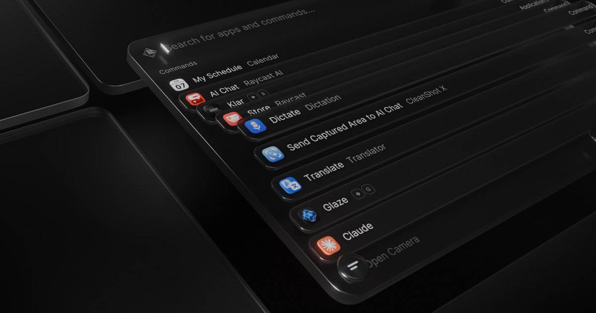 Raycast tweet media