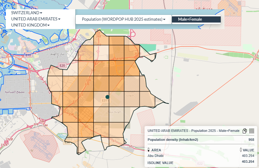iso4app's tweet photo. #Iso4App expands its capabilities with a new thematic map that highlights catchment areas in #UAE . #catchmentarea #population #LocationIntelligence #SiteSelection #CatchmentAnalysis #PopulationAnalytics #GeospatialAnalytics #DriveTimeAnalysis #MarketAnalysis #RetailExpansion https://t.co/tvPQ31NVvK