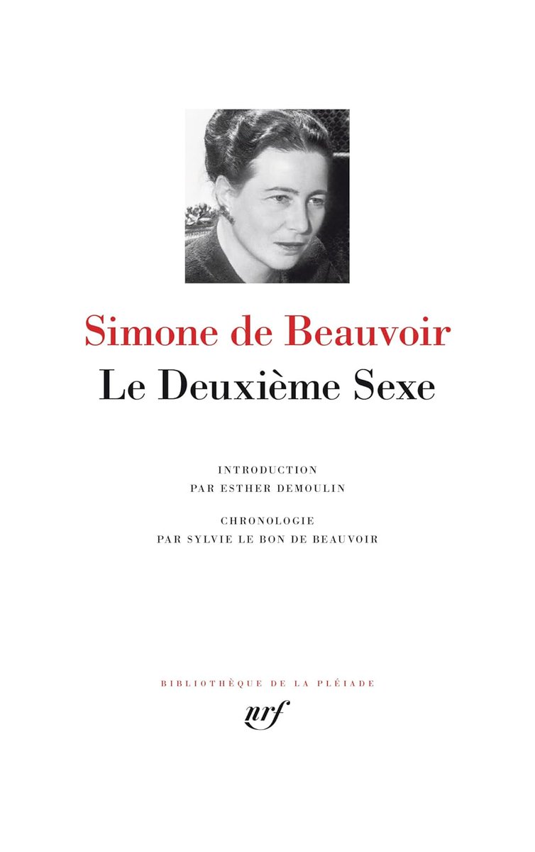 LaCauselit's tweet photo. #Lacauselit #Gallimard Le Deuxième sexe, Simone de Beauvoir en La Pléiade (par Yasmina Mahdi)
https://t.co/73JyS7yAP6 https://t.co/5lft4wdsjK