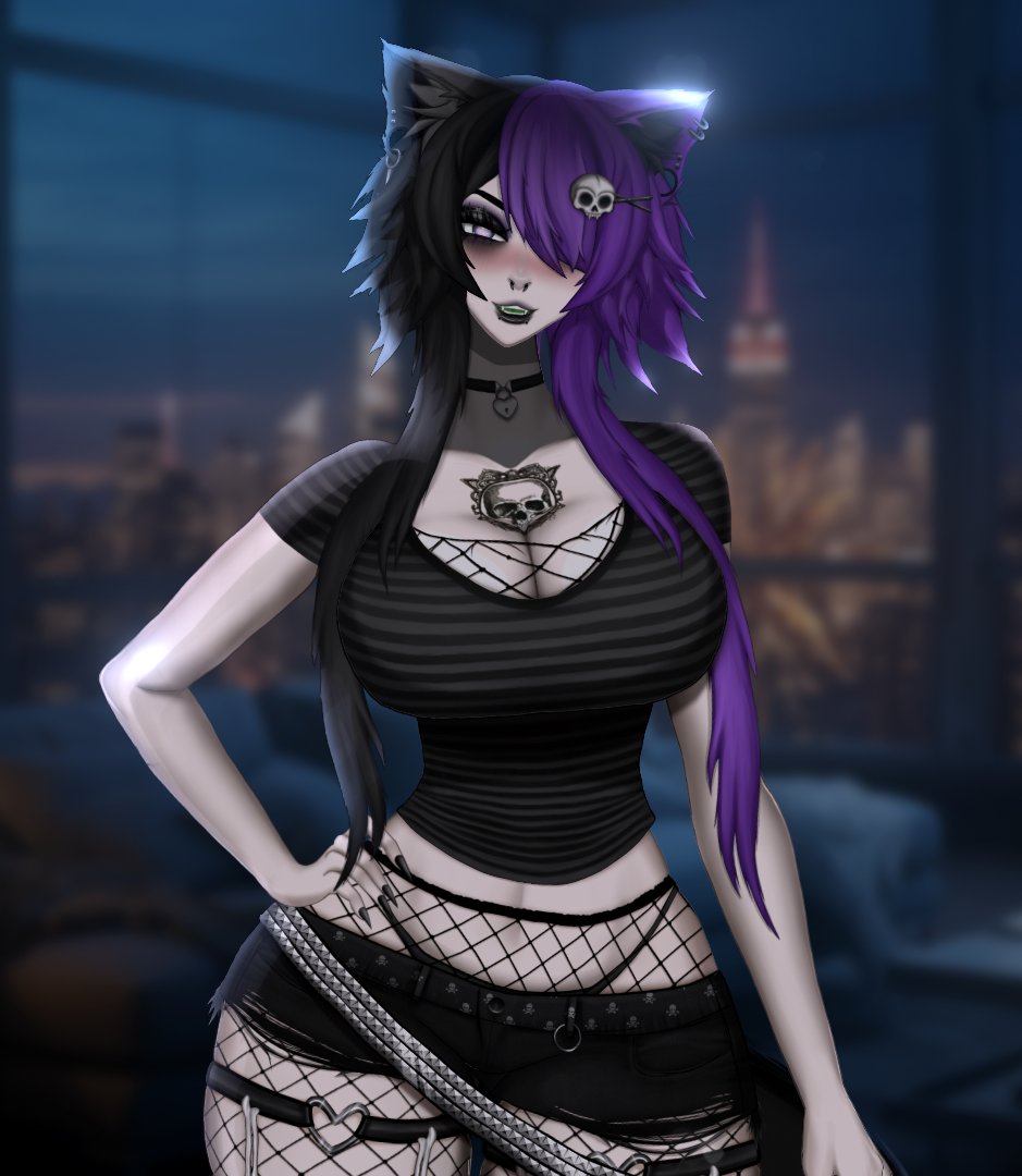 ⋆.˚ Pixi ´ཀ` 💀💜 | emo-catgirl tweet media