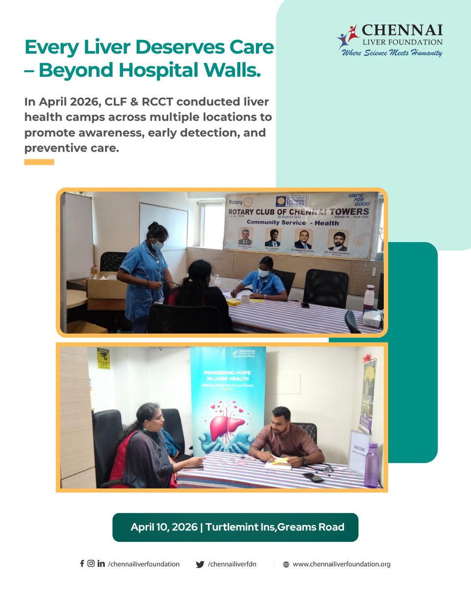 Chennai Liver Foundation tweet media