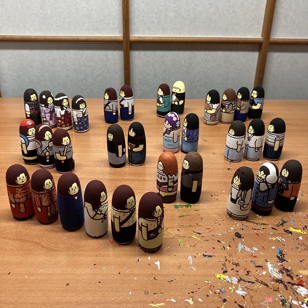 本日発送、人間人形。 ああかわいい。 5/2(前半)ご注文のみなさんです