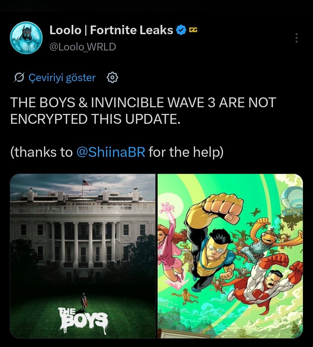 Homelander tweet media