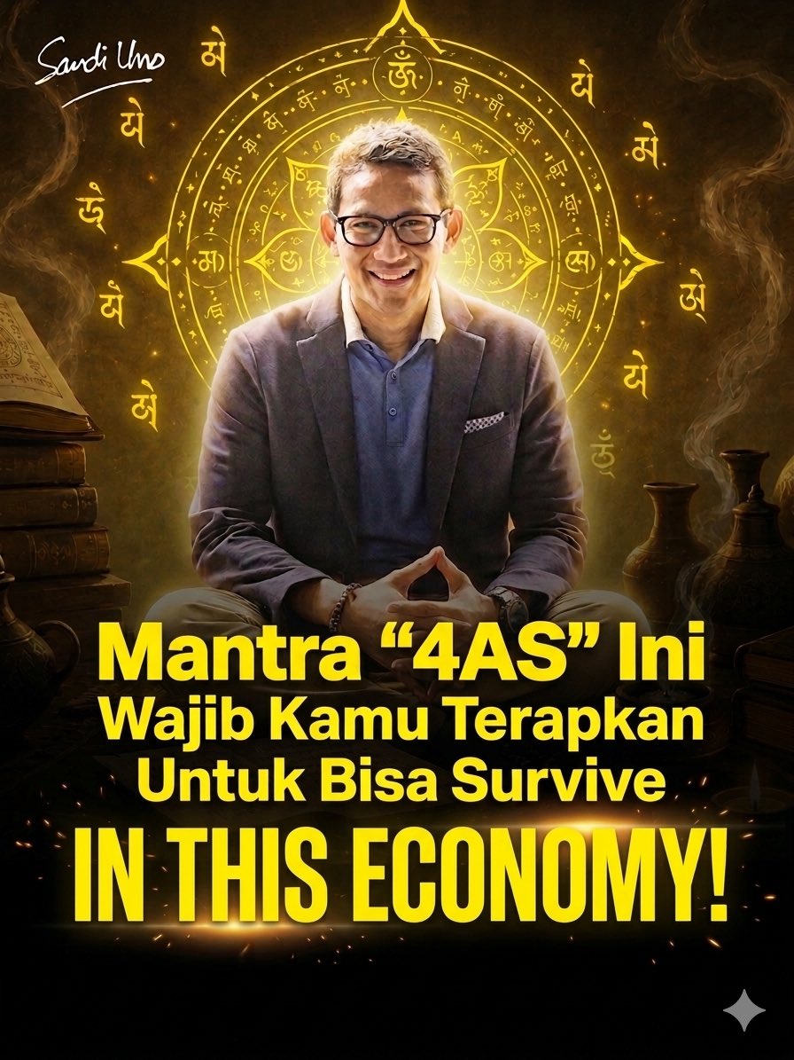 Sandiaga Salahuddin Uno tweet media