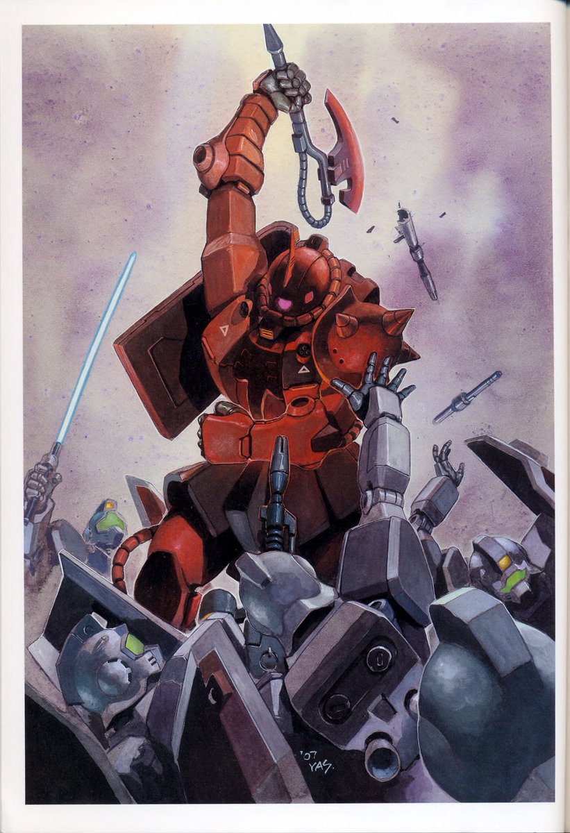 FabrizioGunjap's tweet photo. Beautiful Gundam Ace magazine covers illustrated by the great Yoshikazu Yasuhiko [YAS] https://t.co/kG0RaotkQ9