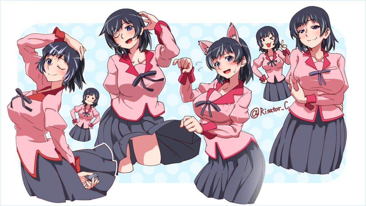 Risator_C's tweet photo. Hanekawa Tsubasa https://t.co/v8MF2BolCB
