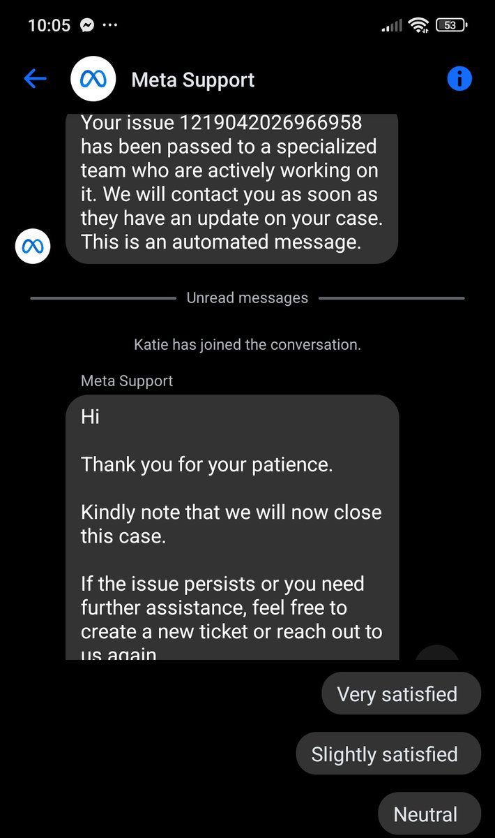 priyo_kih's tweet photo. Screenshot is proof. 

Meta stole money from a paying Meta Verified customer and closed the case with zero payment.

@Meta @Facebook @Instagram @MetaNewsroom @TechCrunch @TheVerge @404Media @restofworld @FTC
#MetaTheft #CreatorEconomy #PayCreators #Fraud #MetaVerified #BigTech https://t.co/n2pgduo1GJ
