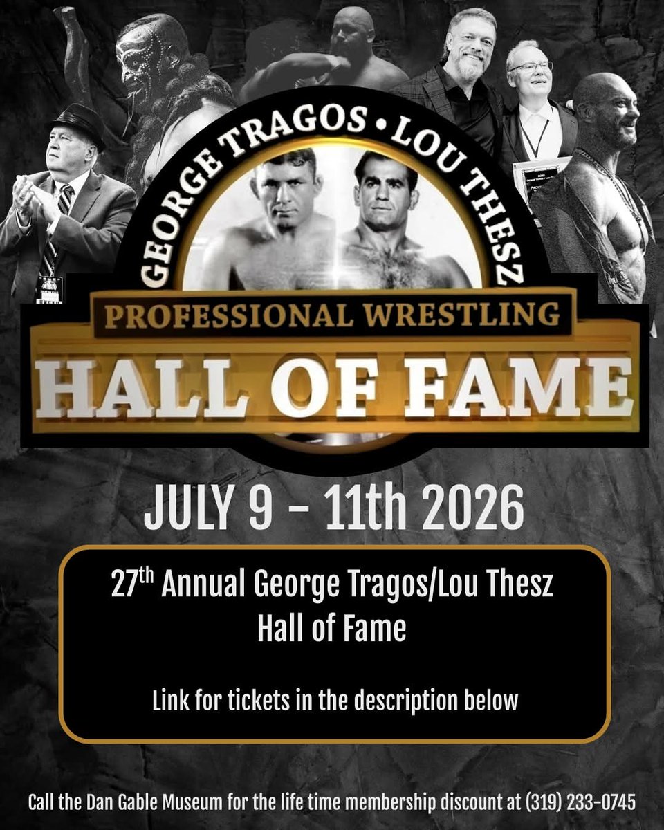 RefereeBillyJ's tweet photo. It's "Official"!

In July, I will "officially" be making a trip back to my hometown area of Waterloo/Cedar Falls, Iowa for the annual George Tragos/Lou Thesz Pro Wrestling Hall of Fame Weekend! 😁

Impact Pro Wrestling will be celebrating 25 Years! @IPWpro @TNTHOF https://t.co/eRlmyMt33C