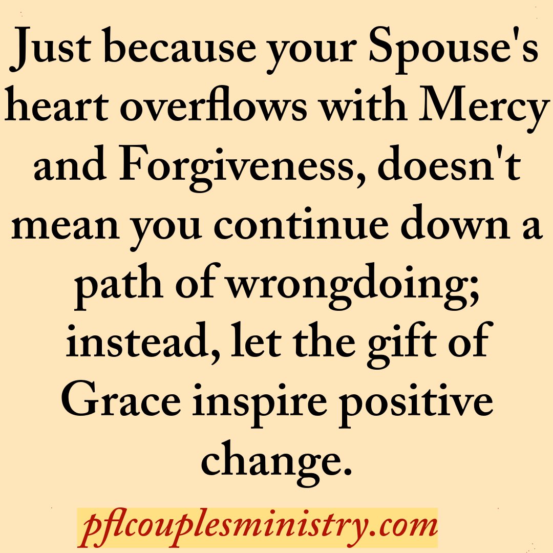 CouplesPfl's tweet photo. CouplesโฆWhile forgiveness is important for healing & moving forward, it doesnโt mean a spouse should be allowed to repeat hurtful actions without consequence. Forgiveness is an act of Grace that should be practiced with understanding & boundaries.๐ฉ๐ฝโ๐คโ๐จ๐พ๐๐พ #PartnersForLife #Committed https://t.co/AxgM1igFPV