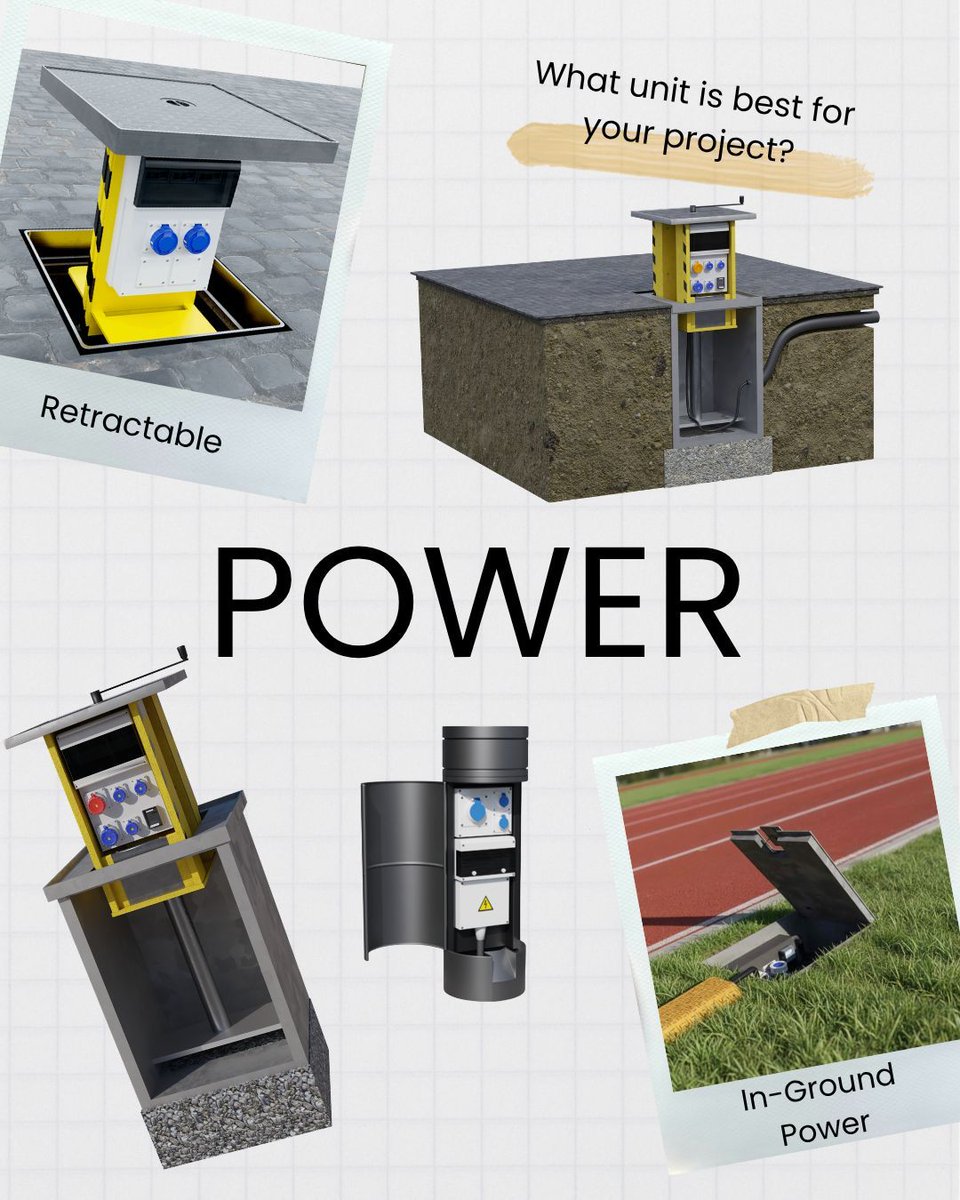 POPUPPOWER's tweet photo. Safety first. Our units are fully housed underground when not in use — no trip hazards, no exposed cables, no risk to the public. ✅
#RetractableServiceUnits #OutdoorPowerSupply #PublicSpaceDesign https://t.co/fGveeo5nqp