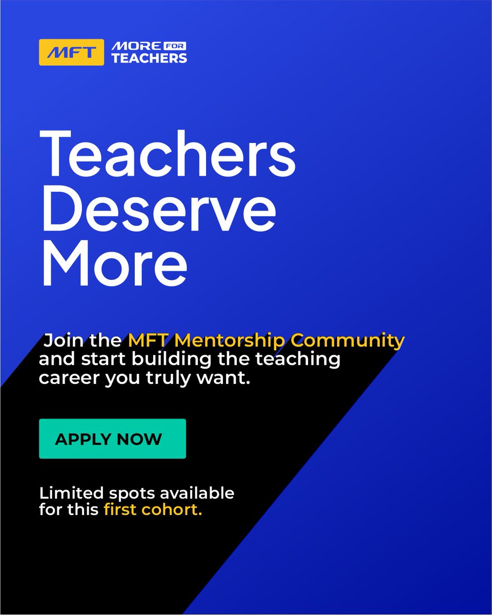 Teazy_Tech's tweet photo. Here’s a detailed breakdown of what’s waiting for you inside the More For Teachers Community ✨ 

Both packages are designed to help you grow personally and professionally as a teacher. 

Limited slots are available for the first cohort. Send us a DM to secure your spot now https://t.co/kvTMMlKTAX