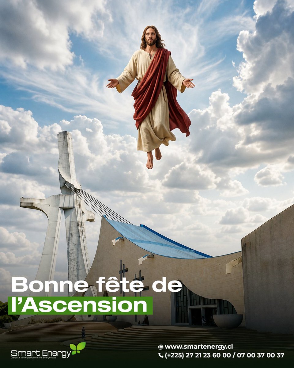 smartenergyci's tweet photo. L’Ascension nous rappelle l’importance de prendre de la hauteur.
Dans nos vies comme dans nos organisations, c’est souvent en changeant de perspective que l’on trouve de meilleures solutions.

En ce jour de l’Ascension, nous vous souhaitons sérénité, inspiration et clarté dans vos décisions.​
​
#SmartEnergy​
#Ascension