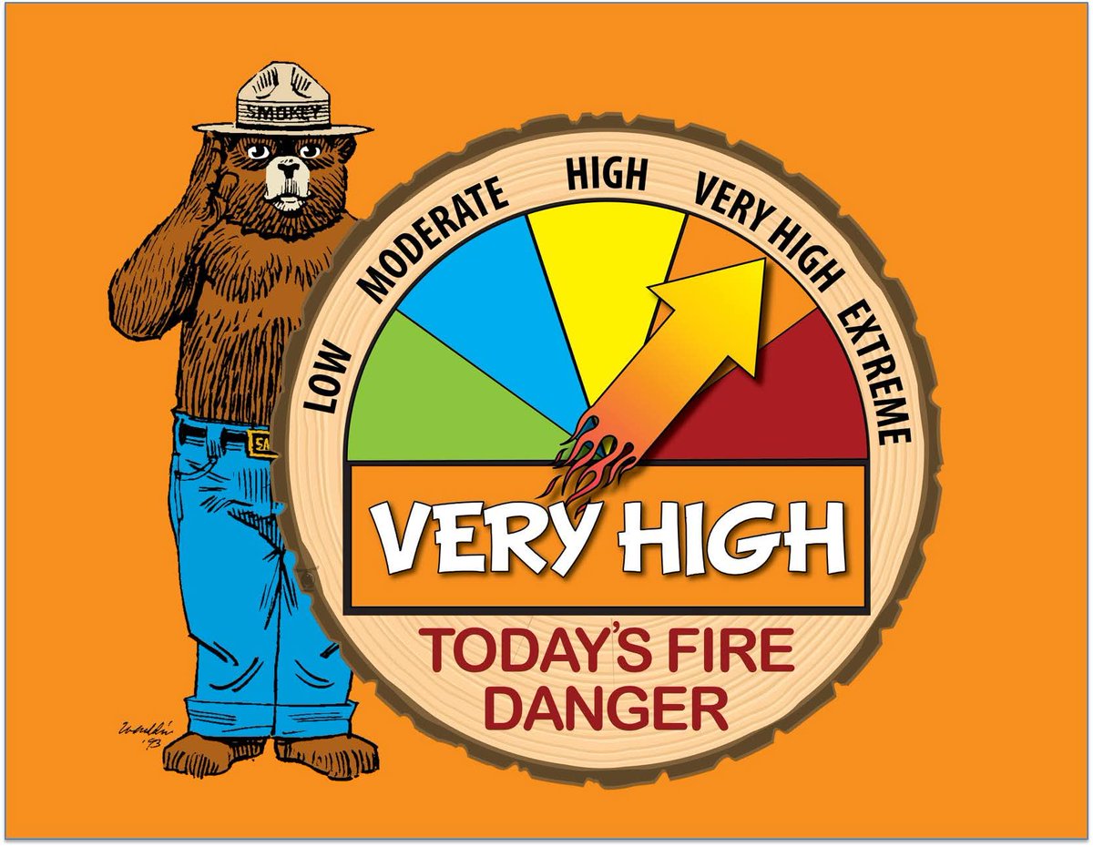 PennCoFire's tweet photo. Grasslands Fire Danger rating 5/14/2026

*** Very High 
⚠️🔥
With Red Flag Warning 

Open Burning is prohibited today (i.e. burn piles, slash, fires not enclosed, no chimney or duct stack]
 Grassland Fire Danger Index: https://t.co/3BFcyAjFIF

https://t.co/Fv9P7ySt2B https://t.co/XFRjc2NdMq