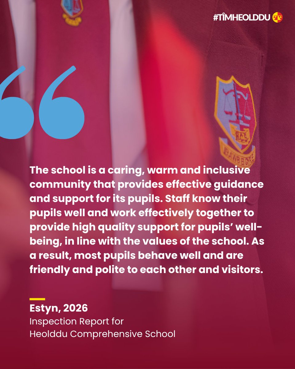 Heolddu Comprehensive School tweet media