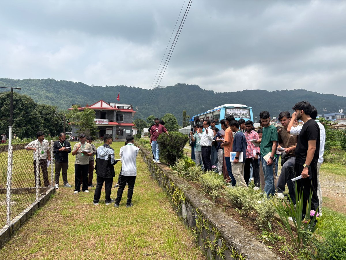 mmiohs's tweet photo. B. Pharmacy 2nd Year Pharmacognosy Field Visit Horticulture Development Resource Center Malepatan Pokhara. https://t.co/MSCPiQ5CqJ