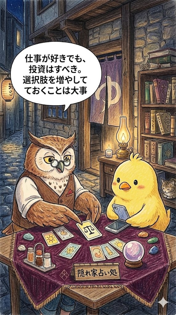 toshicouple's tweet photo. 投資は仕事を辞めたい人たちが、やるものだと思ってた。
でも今の仕事が嫌いなわけじゃないし…と思っていた私に彼が一言。

🦉「仕事が好きでも、投資はすべき。選択肢を増やしておくことは大事」

「何かあればいつでも辞められる」っていう状態が心の余裕に繋がるんだねえ、、🐥✨ https://t.co/72xLbti1VY
