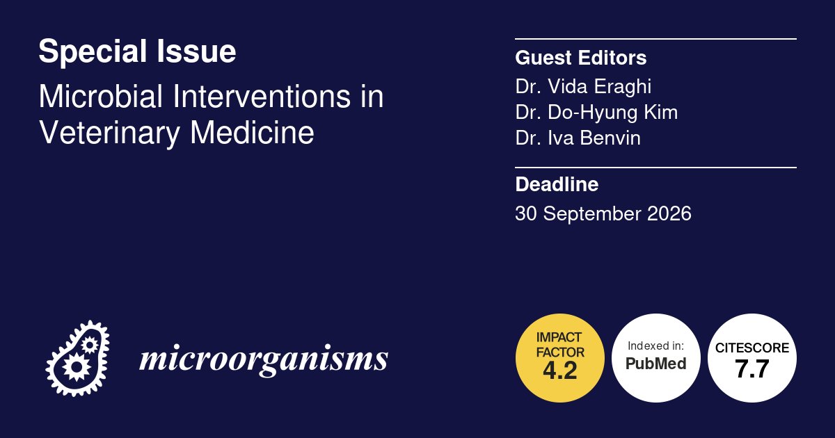 Microorganisms MDPI tweet media