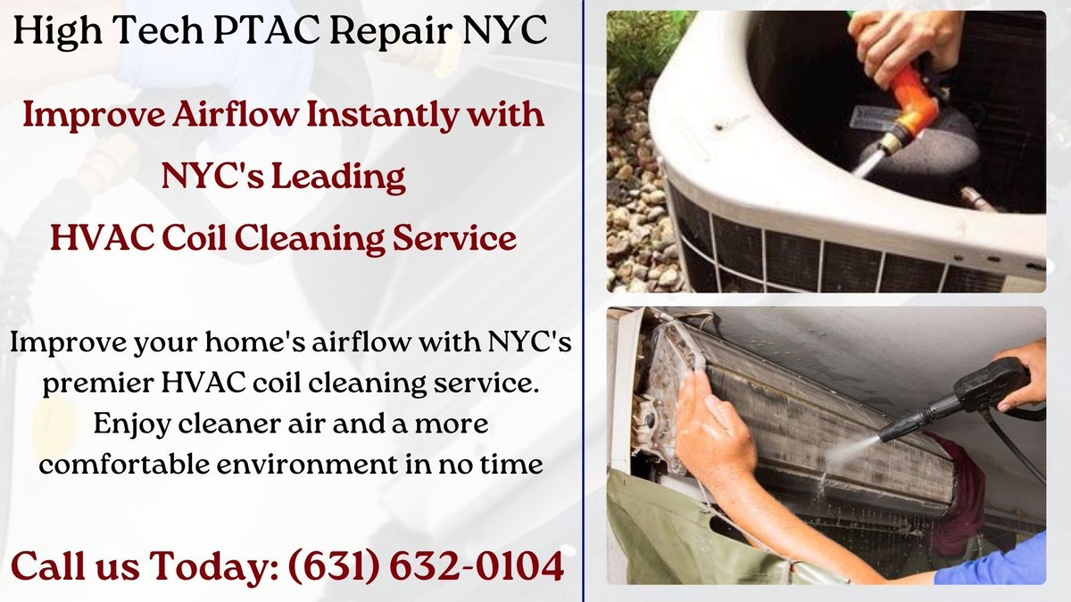 hightechptac's tweet photo. Keep your HVAC system running smoothly with our professional coil wash cleaning services in New York. Breathe easier and save on energy costs today. Call us: (631) 632-0104 or visit: https://t.co/TJPsFu3YuK
#HeatingAndCoolingNYC #NYCHVACExperts #StayComfortableNYC #NYCHomeService https://t.co/iNo01zmrT3