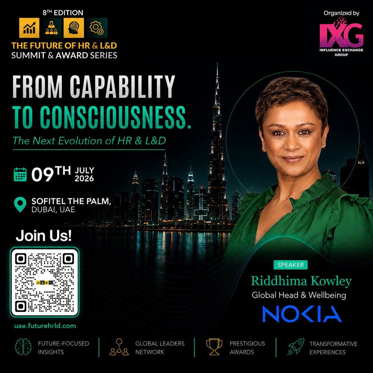 IXG2024's tweet photo. “I build cultures where people thrive - with ICF coaching, NLP, and even horses” - Riddhima Kowley, Global Head of Wellbeing @nokia at our #8thixghrlnd2026!
🎟️Your seat is waiting: https://t.co/y8SLCEkvdw
#ihrlndseries #Wellbeing #Inclusion #CultureChange #ICFCoach #NLP https://t.co/TKXAx3wuK8