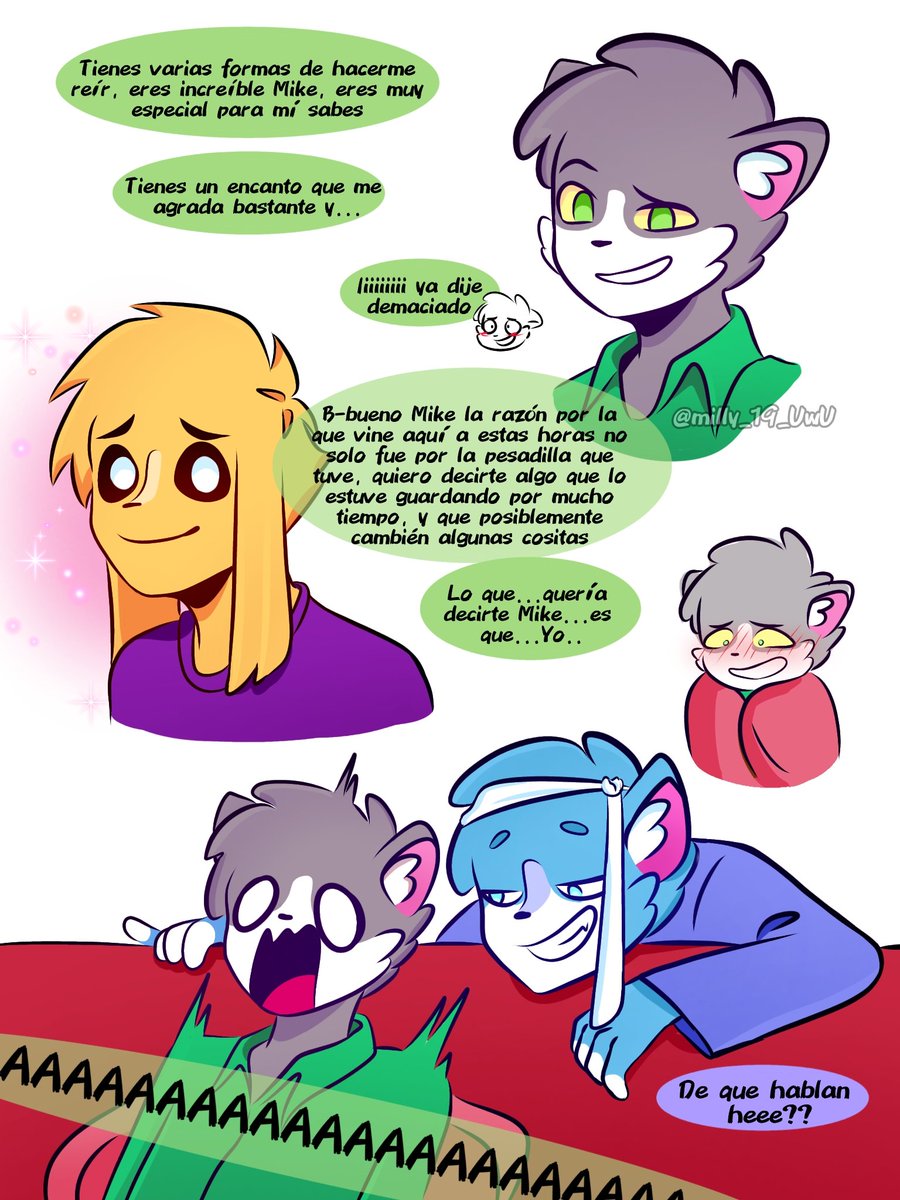 milly_19_UwU's tweet photo. (LA PESADILLA DE ACENIX) Parte final, jsjsjs porfin lo termine😭 ahora solo falta hacer un nuevo video para tiktok, #mikenix vs #mikelex #respetgustos #minicomics #fandeloscompas Flex volvió por algo yo lose 😏 Y si vuelve Trolli que pasara? 😬 https://t.co/7FdCbXJQYd