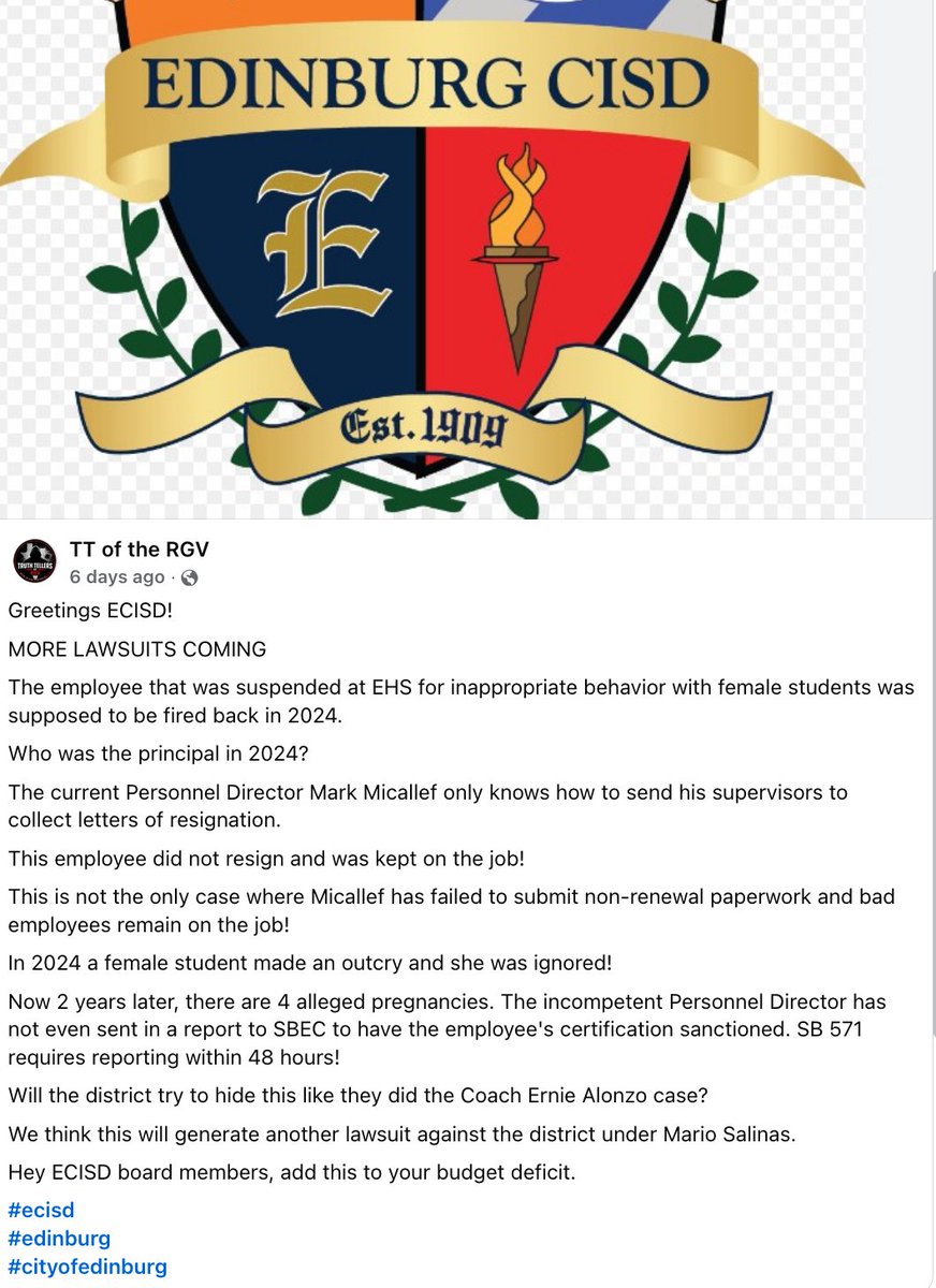 Texas Education 911 tweet media