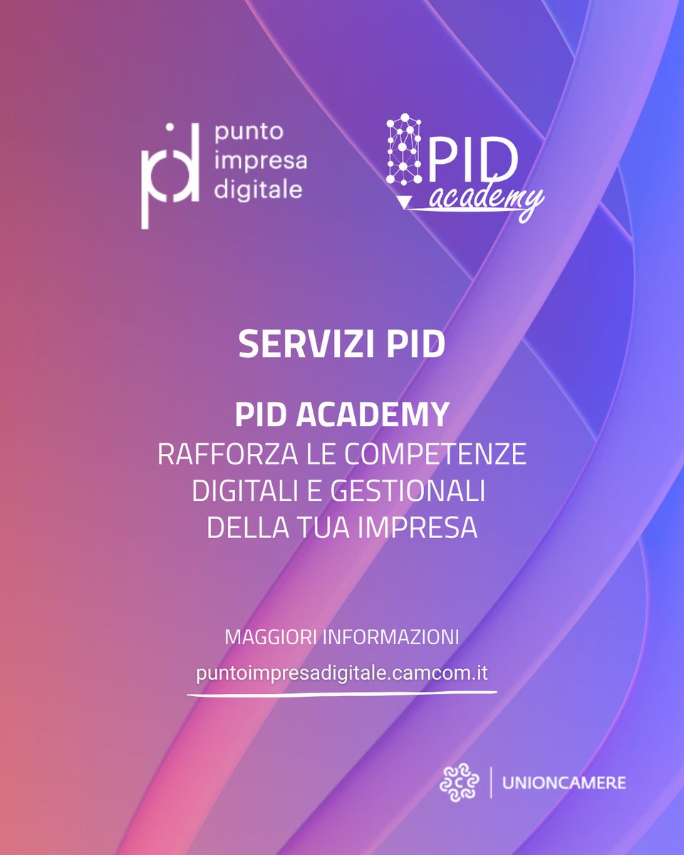 PID_CamCom's tweet photo. #PIDAcademy è la piattaforma di formazione online dei #PID. Offre percorsi sempre aggiornati su tecnologie 4.0, transizione green, sostenibilità e innovazione, fruibili gratuitamente e in ogni momento.

Maggiori dettagli ➡️ https://t.co/PbaW0TR0Yq https://t.co/MvCy1MoCax