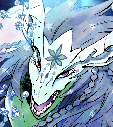 uroroRON_02's tweet photo. 大変お待たせしました〜Skeb納品しました🐲.。o○
VTuberドラゴンの白南風翠雨さんのイラストを描かせていただきました。正面顔か横顔がほしいな〜とのことでせっかくなので差分でどちらも描きました。

お好きな方で楽しんでくだされば幸いです。リクエストありがとうございました。 https://t.co/8Bfzaq2zvN