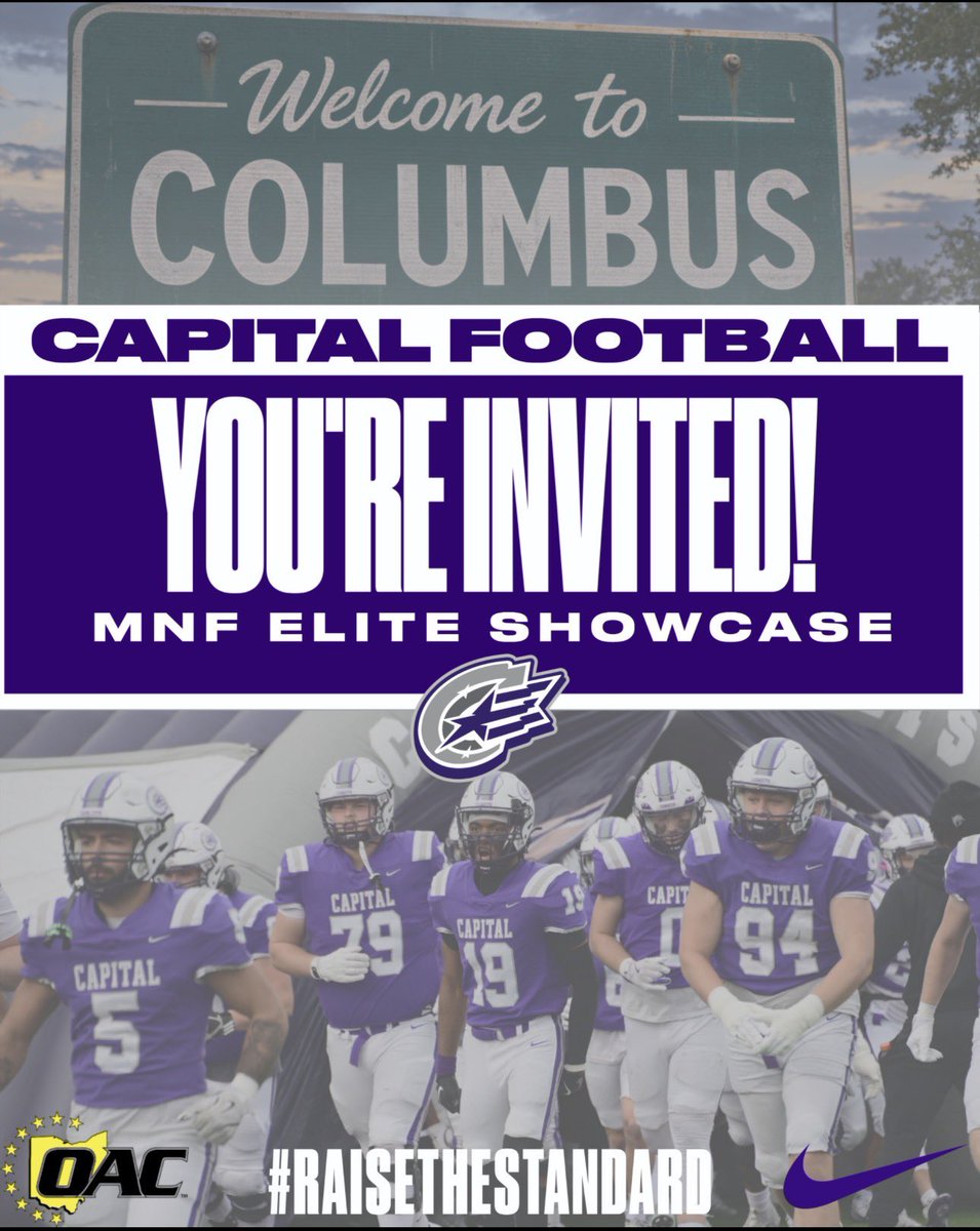 CSoup09's tweet photo. Thanks @evan_nunez24 and @CapitalU_FB for the camp invite. Excited for the great opportunity!
-
@MIexposure @TheCursiveU @TheD_Zone @Digdeep810 @MichFBFrenzy @SidelinePreps @PrepRedzoneMI @youareathlete https://t.co/DAv6zPLTRZ