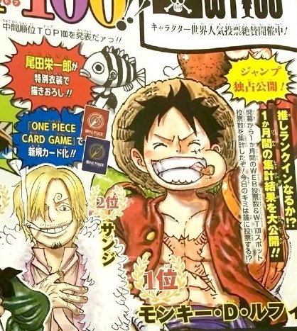 Science One Piece Top 2 characters Protagonist & Deuteragonist Captain & Vice Captain ...