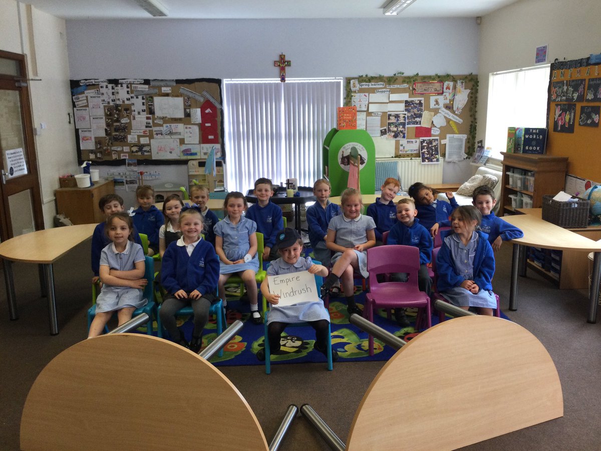 WhitegateRowan1's tweet photo. A bit of role playing in history. We have been imaging what it felt like for Floella to board the Windrush so turned our classroom into the ship! @SchoolWhitegate https://t.co/Cg5RnJTmYQ
