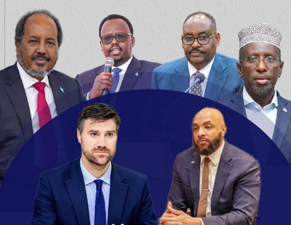 AhCadde's tweet photo. Somalia’s political deadlock has taken a sharp turn, with talks appearing to have broken down once more despite threats of sanctions. 

In less than 12 hours, President HSM’s term will expire without a political agreement in place, the first time since the TFG was formed. https://t.co/ezV6cPIavr
