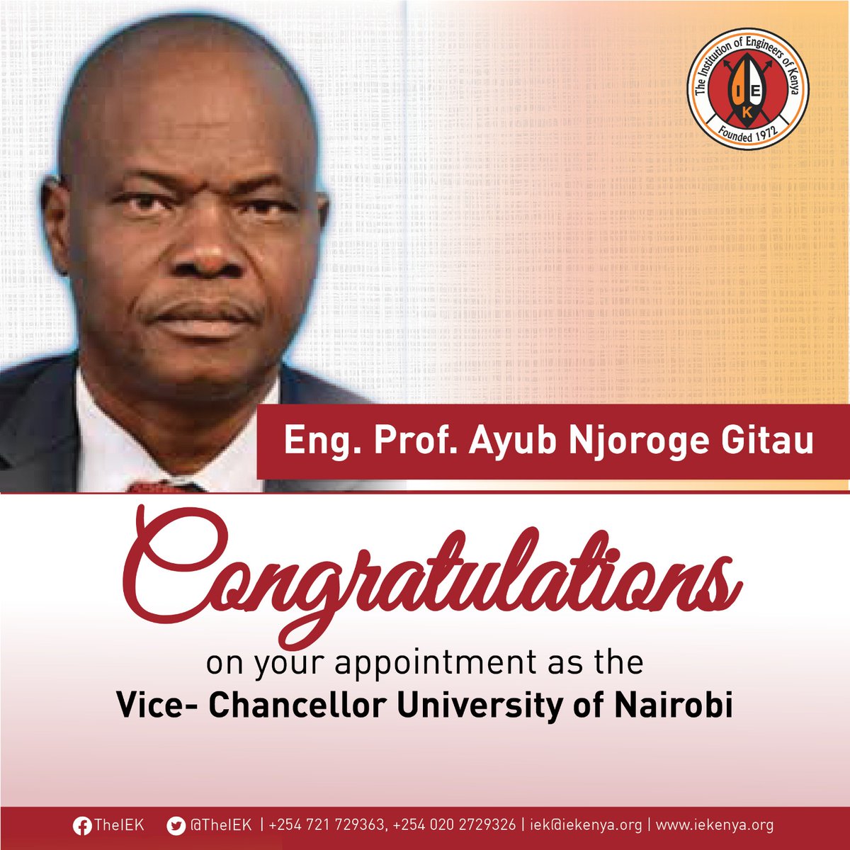 The Institution of Engineers of Kenya tweet media