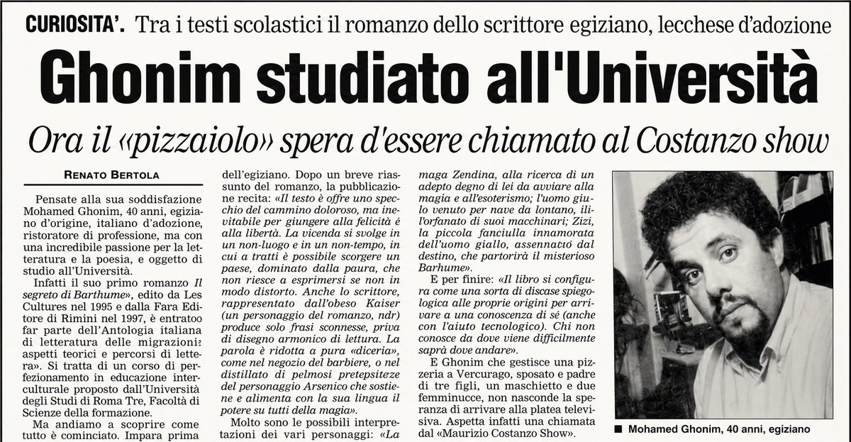 Ghonim4's tweet photo. Essere studiato all’università non è un traguardo personale soltanto, ma la prova che le parole possono attraversare confini, tempo e pregiudizi.

#LIncomunicabilità a #SalaLettura #SentireIlMondo
#بدايـــــــــــــــہ https://t.co/YvO59jIjOg