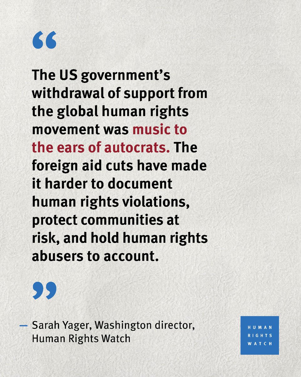 Human Rights Watch tweet media