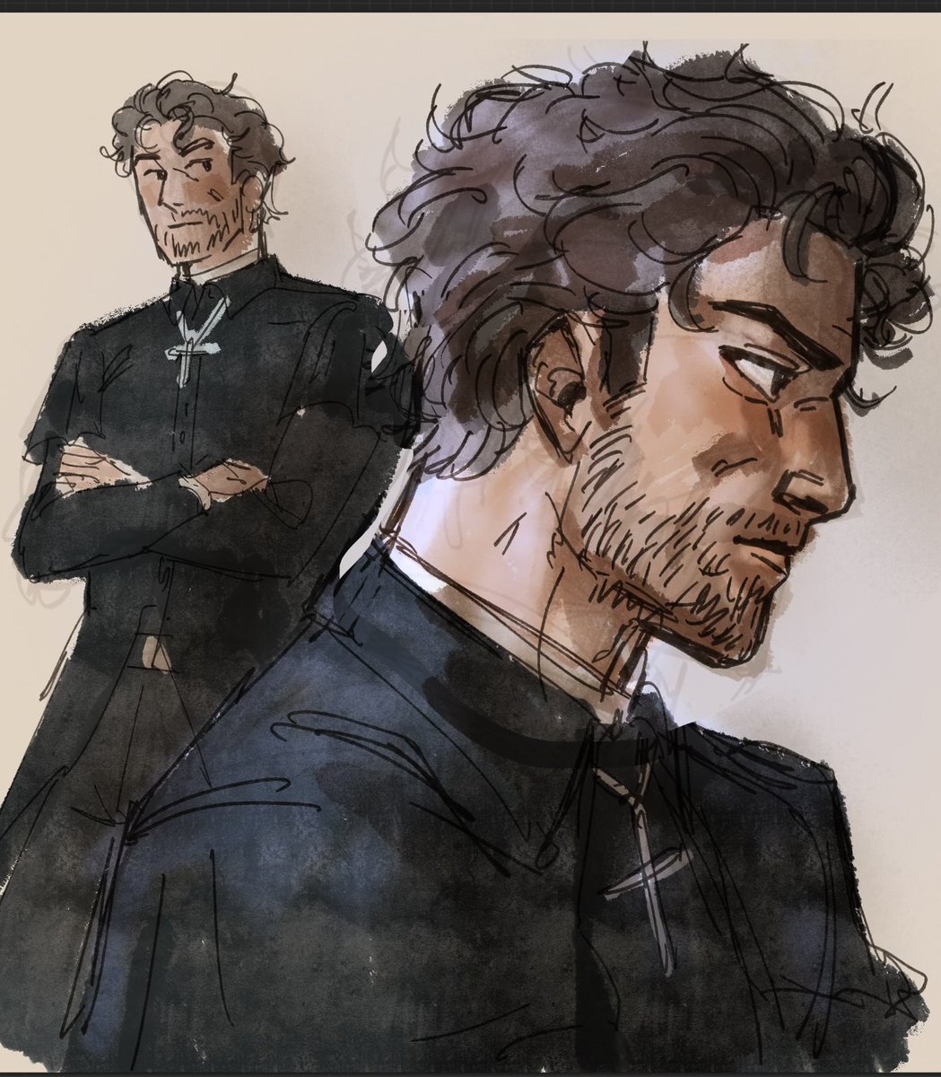 cloud_thesecond's tweet photo. Did someone say dilfy priest with grey hair and inner turmoil!!!!!! https://t.co/yIkU6ZWIgM